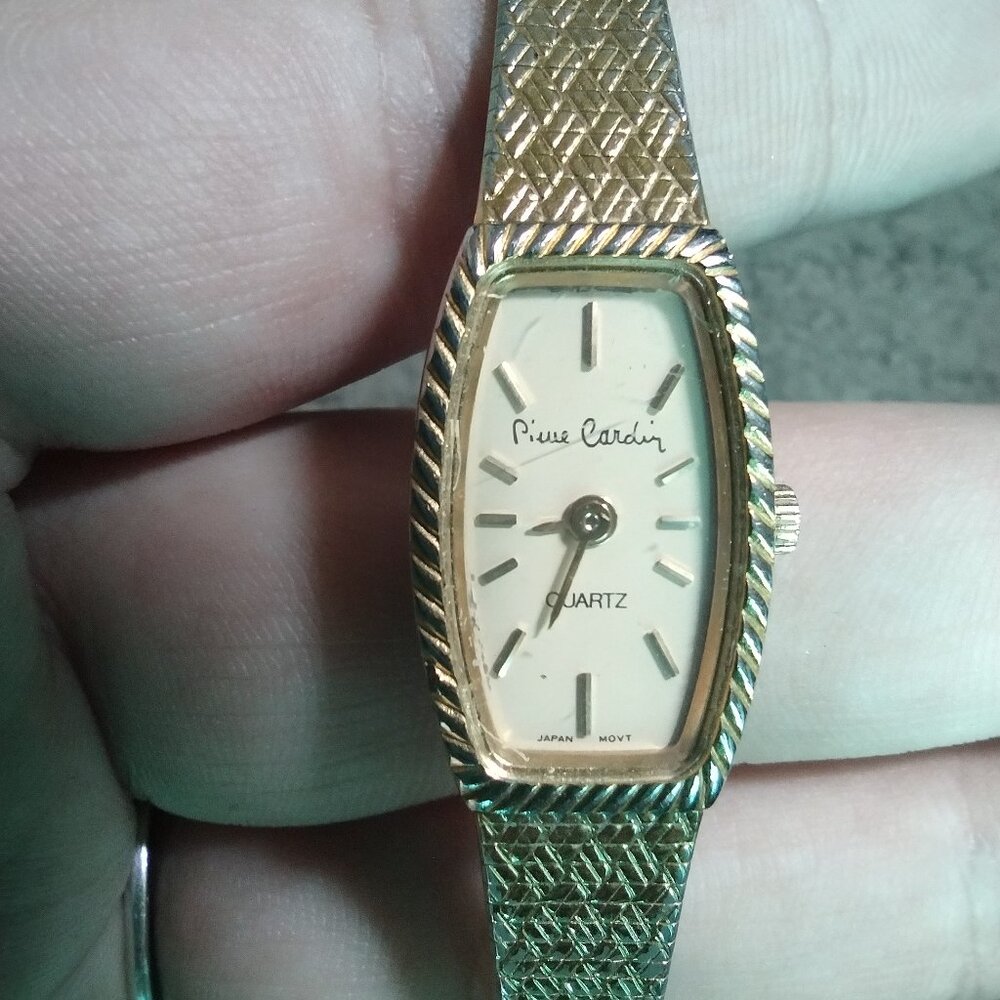 Pierre Cardin women's watch. Small square face with small band